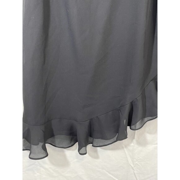 Chelsea Niles Women's black sleeveless dress lined zipper side sleeveless READ - Picture 3 of 7